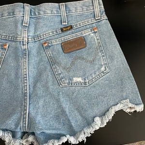 Wrangler High Waisted Shorts